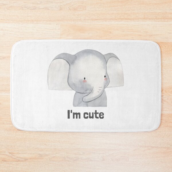 Item preview, Cute Elephant designed and sold by YAKA-CLOTHING.