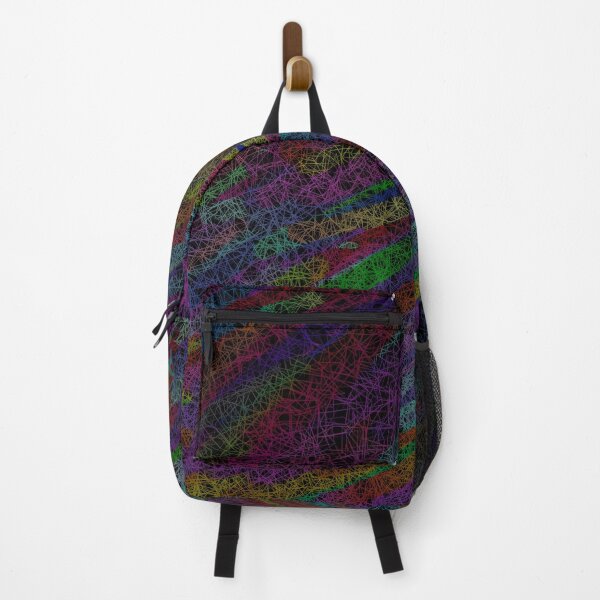 Item preview, Rainbow Static Backpack designed and sold by belle kroeger.