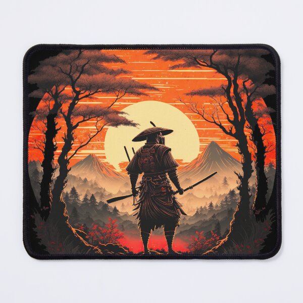 Artikelvorschau, Japanische Samurai vor dem Berg Fuji entworfen und verkauft von JOLI Design.