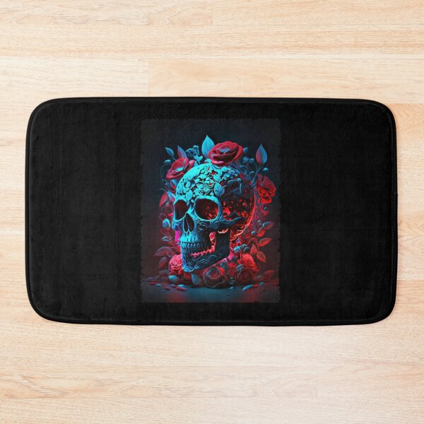 Item preview, Colorful Roses Skull designed and sold by YM-ART.