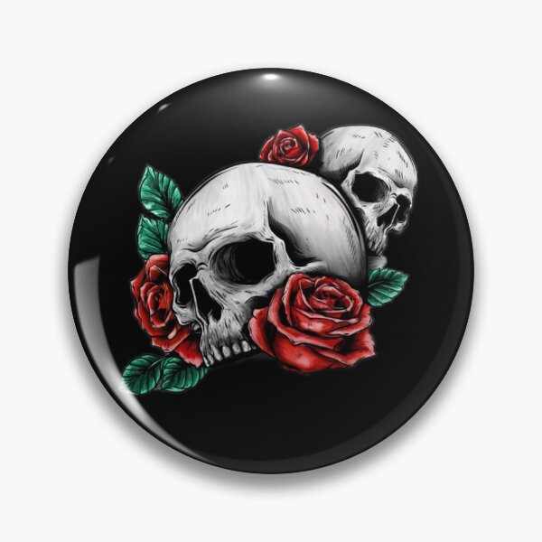 Item preview, Skulls with roses designed and sold by BestFashion4u.