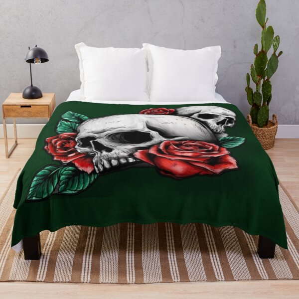 Item preview, Skulls with roses designed and sold by BestFashion4u.