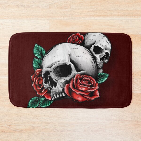 Item preview, Skulls with roses designed and sold by BestFashion4u.