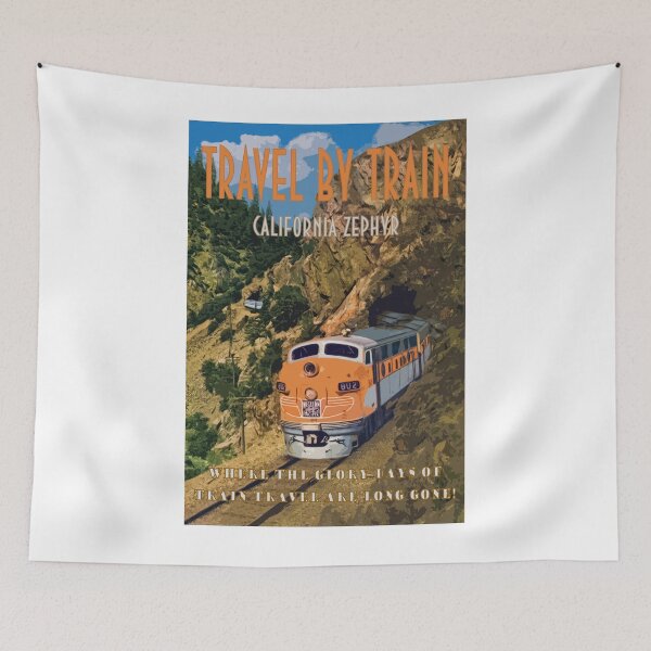 Aperçu de l'œuvre Affiche de voyage California Zephyr créée et vendue par loggeron30.