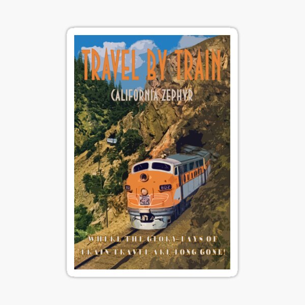 Item preview, California Zephyr Travel Poster designed and sold by loggeron30.