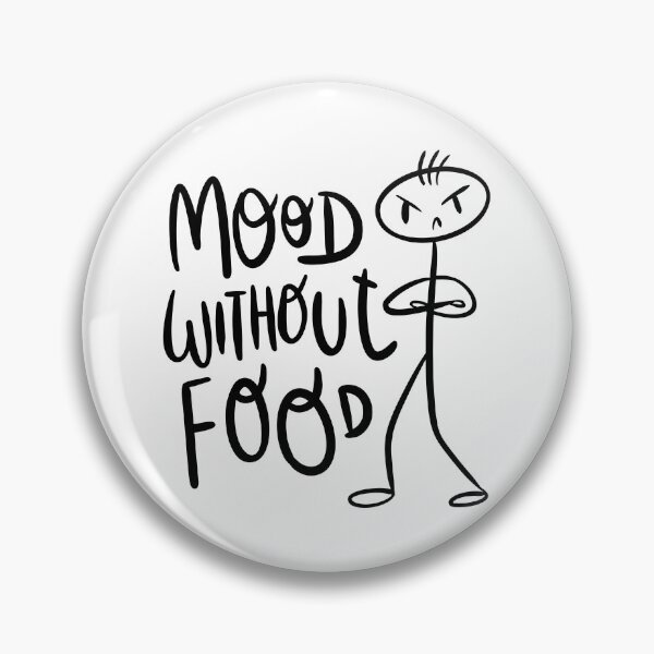 Item preview, Mood Without Food - Hangry Stick Figure designed and sold by bennetthuskers.