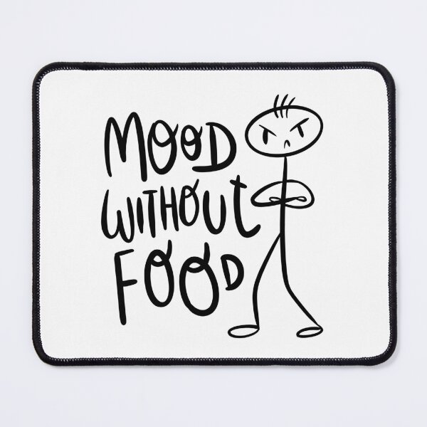 Item preview, Mood Without Food - Hangry Stick Figure designed and sold by bennetthuskers.