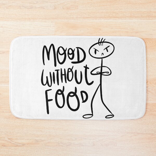 Item preview, Mood Without Food - Hangry Stick Figure designed and sold by bennetthuskers.