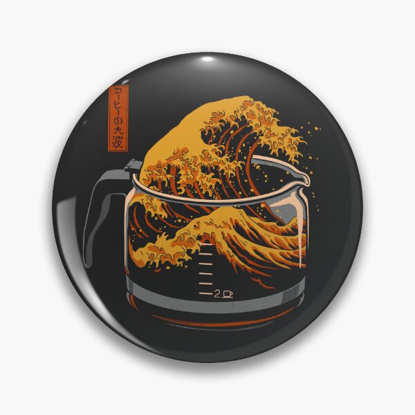 Item preview, The Great Wave of Coffee designed and sold by Elan Harris.