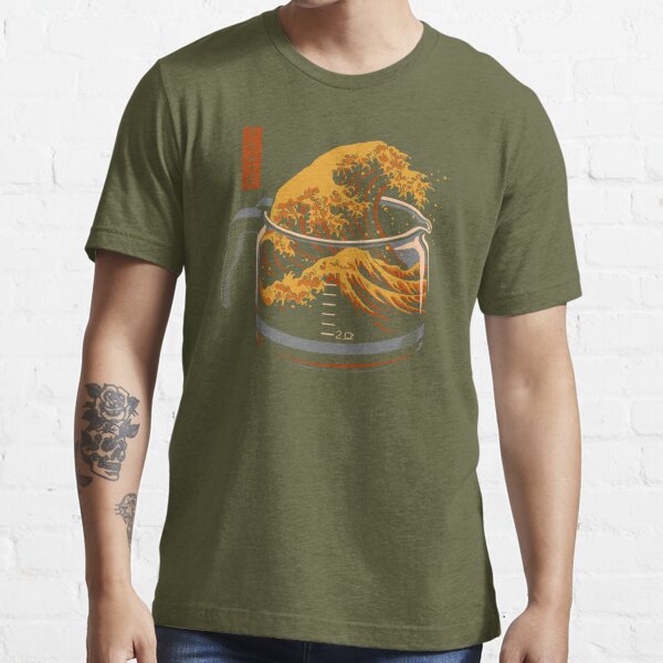 The Great Wave of Coffee Essential T-Shirt for Sale by Elan Harris