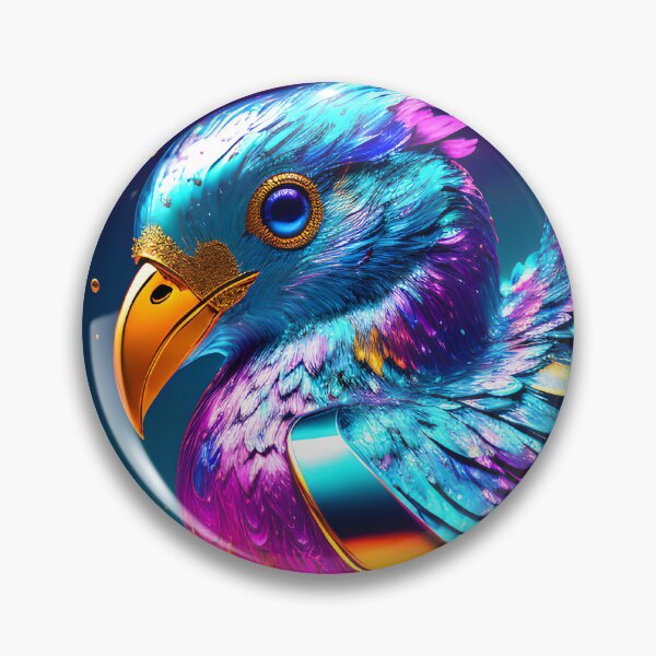 Item preview, Metallic Bird designed and sold by Elisabeth Lucas.