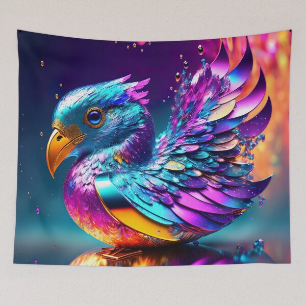 Item preview, Metallic Bird designed and sold by Elisabeth Lucas.