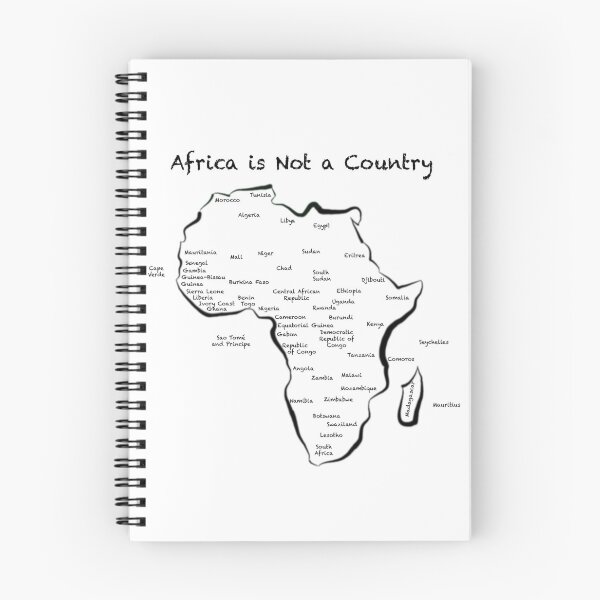 Item preview, Africa is Not a Country  designed and sold by ColoursOfFrance.