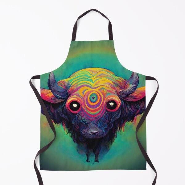 Item preview, The Kindest Psychedelic Buffalo You'll Meet designed and sold by CafePurr.