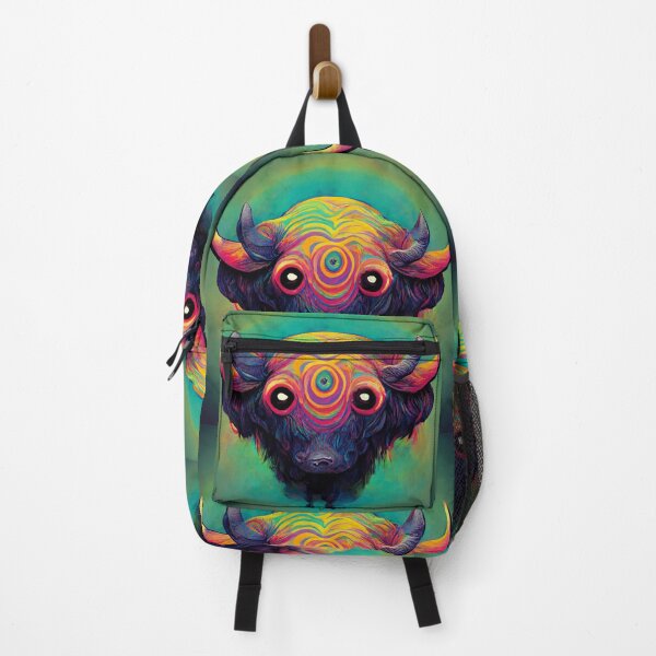 Item preview, The Kindest Psychedelic Buffalo You'll Meet designed and sold by CafePurr.