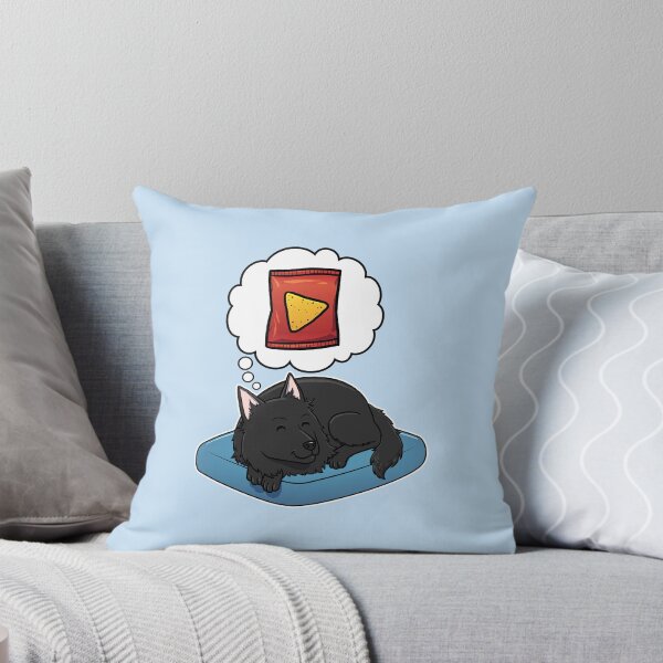 Item preview, Belgian Sheepdog dreaming about Corn Chips designed and sold by DoggieDelights.
