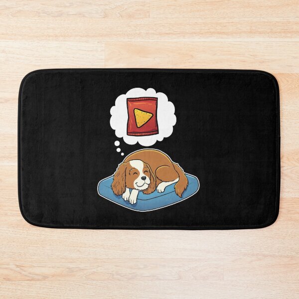 Item preview, Cavalier King Charles Spaniel dreaming about Corn Chips designed and sold by DoggieDelights.