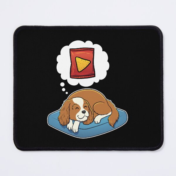 Item preview, Cavalier King Charles Spaniel dreaming about Corn Chips designed and sold by DoggieDelights.