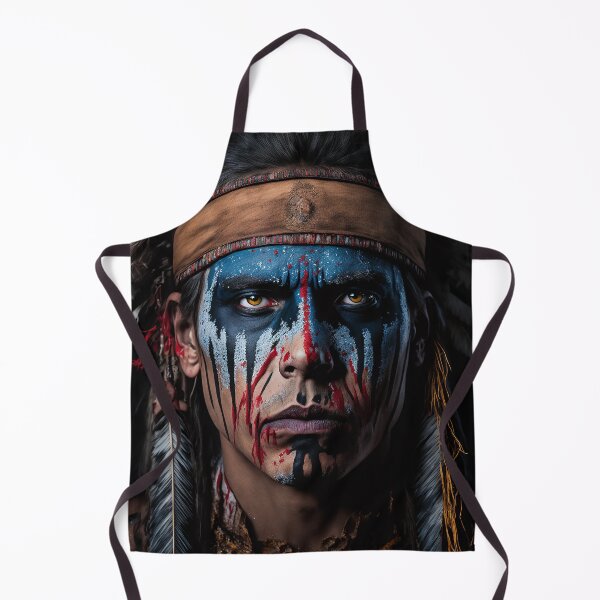 Item preview, American Indian, war paint designed and sold by PixelPusherArt.