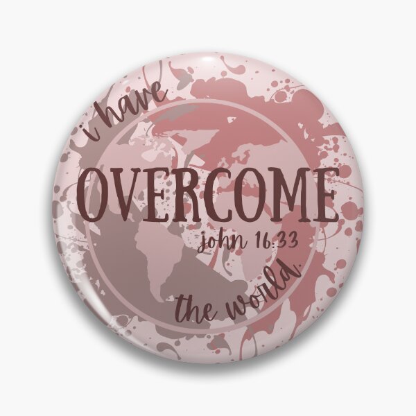 Item preview, overcome the world - john 16:33 designed and sold by linehasadream.