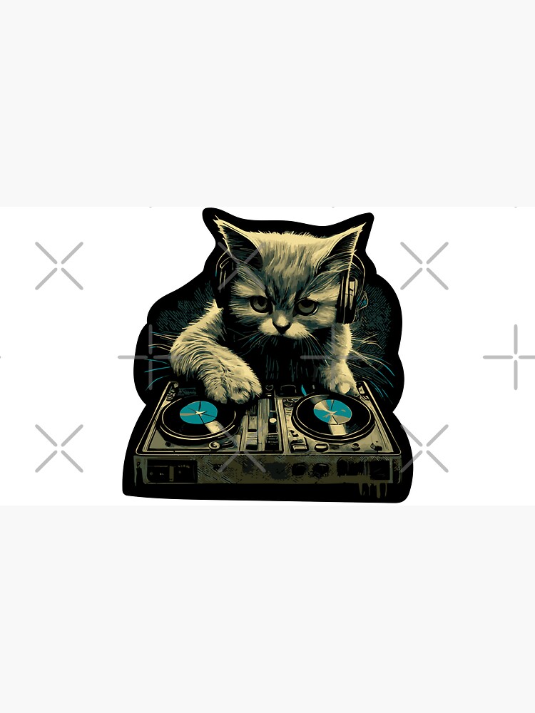 Cat DJ - Space Galaxy - DJ Cat - Deadmau5 - Deadmouse iPhone Case for Sale  by IfDesignGroup