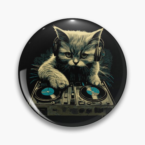 Item preview, Cat DJ - Blue Kitty - DJ Cat - Deadmau5 - Deadmouse designed and sold by IfDesignGroup.