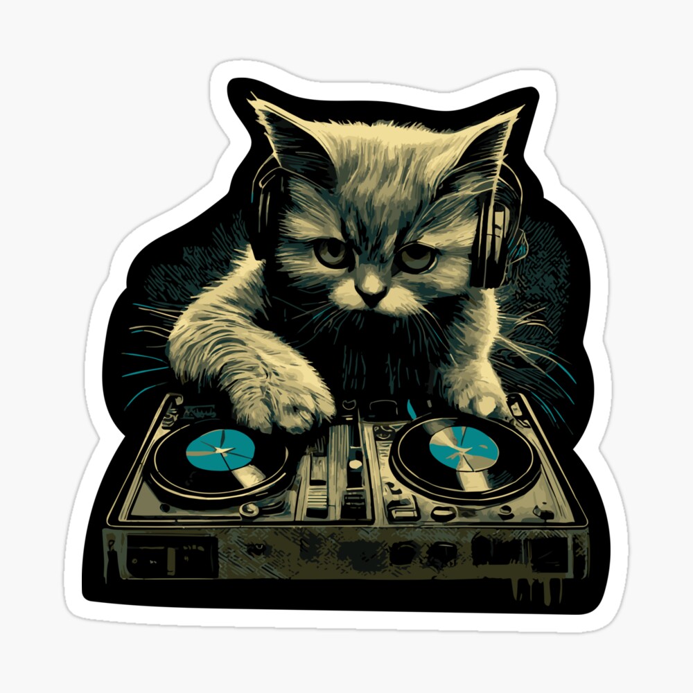 Minimalist DJ Kitty