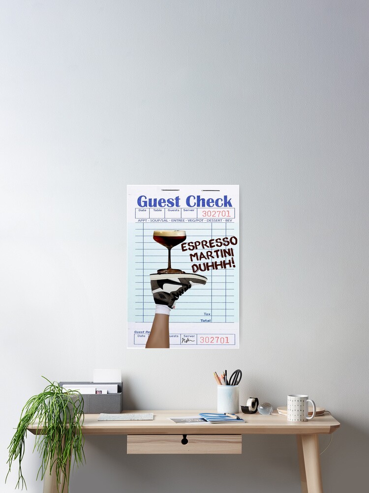 Thumbnail 2 of 3, Poster, duhh - GUEST CHECK @NIKKISBLING_ designed and sold by nicolekap29.