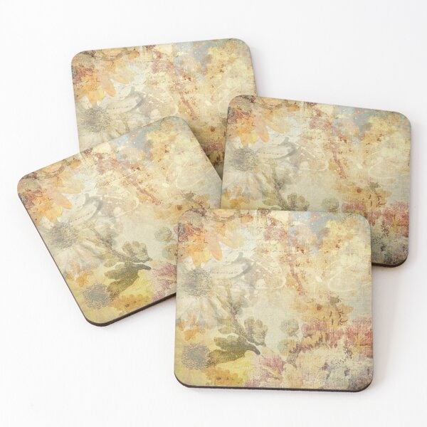 Item preview, Distressed retro vintage floral pattern  designed and sold by Flowerartlovers.