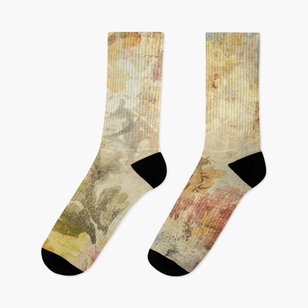 Item preview, Distressed retro vintage floral pattern  designed and sold by Flowerartlovers.