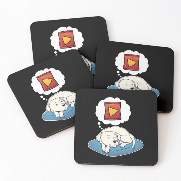 Item preview, Dogo Argentino dreaming about Corn Chips designed and sold by DoggieDelights.