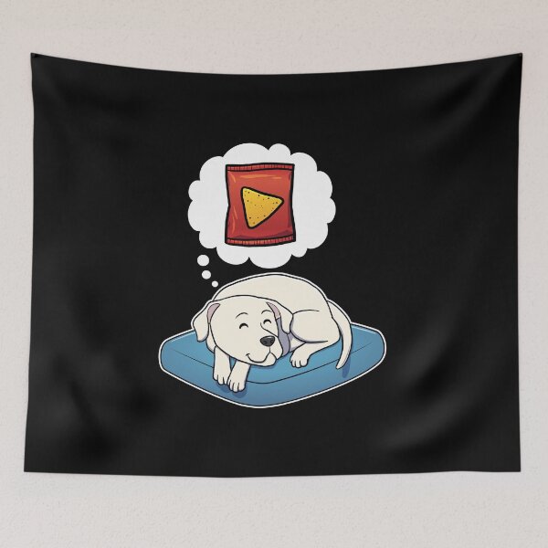 Item preview, Dogo Argentino dreaming about Corn Chips designed and sold by DoggieDelights.