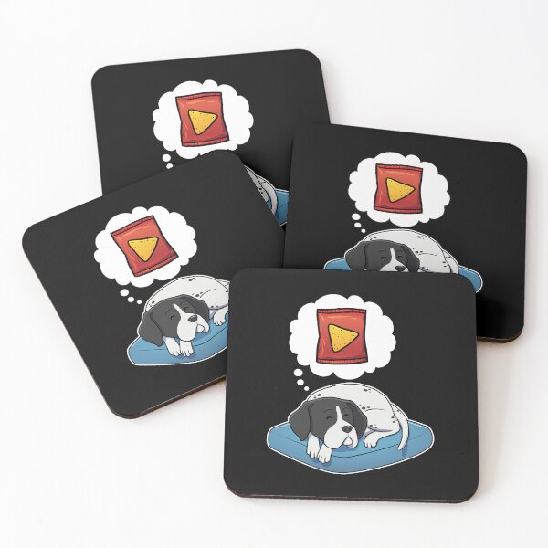 Item preview, English Pointer dreaming about Corn Chips designed and sold by DoggieDelights.