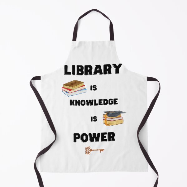 Item preview, Library = Knowledge = Power designed and sold by Top-Bot.