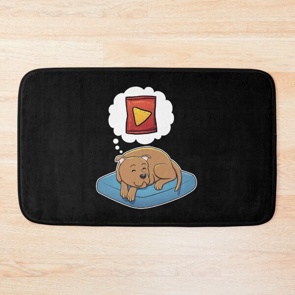 Item preview, Staffordshire Bull Terrier dreaming about Corn Chips designed and sold by DoggieDelights.