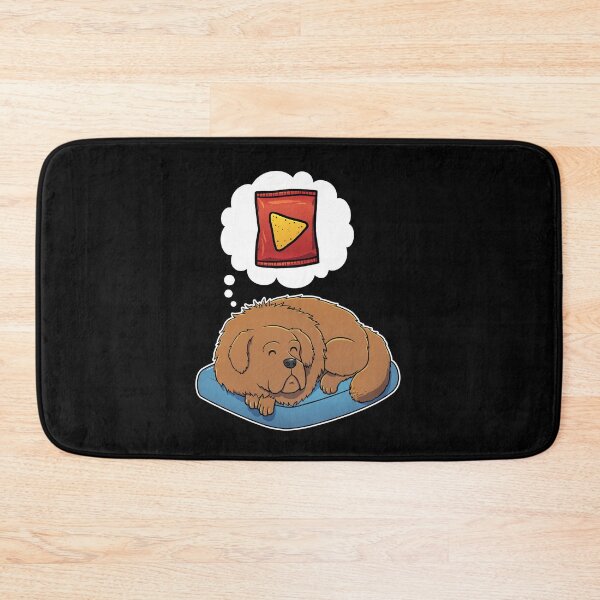 Item preview, Tibetan Mastiff dreaming about Corn Chips designed and sold by DoggieDelights.