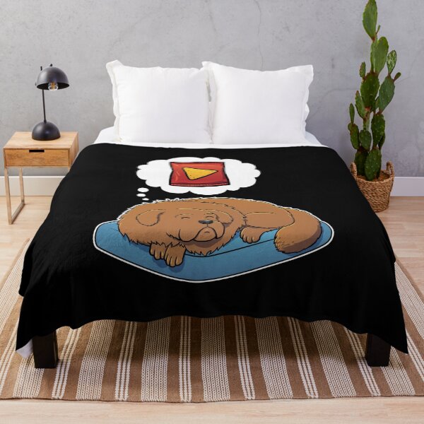 Item preview, Tibetan Mastiff dreaming about Corn Chips designed and sold by DoggieDelights.