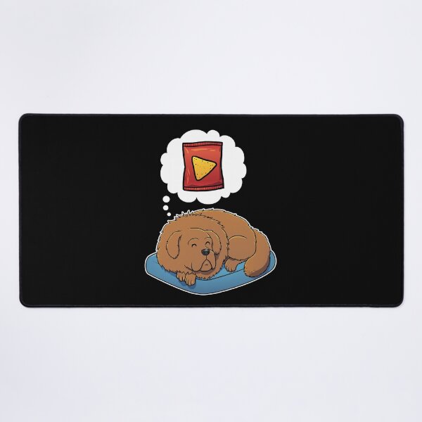 Item preview, Tibetan Mastiff dreaming about Corn Chips designed and sold by DoggieDelights.