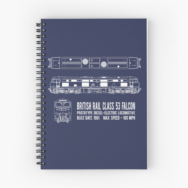 Item preview, British Rail Class 53 Falcon Prototype Locomotive Train Blueprint Diagram Gift designed and sold by Maljonic.