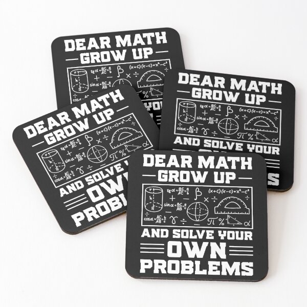Item preview, Dear Math Grow Up And Solve Your Own Problems Vintage Design - Funny Math Lover Retro designed and sold by naworas.