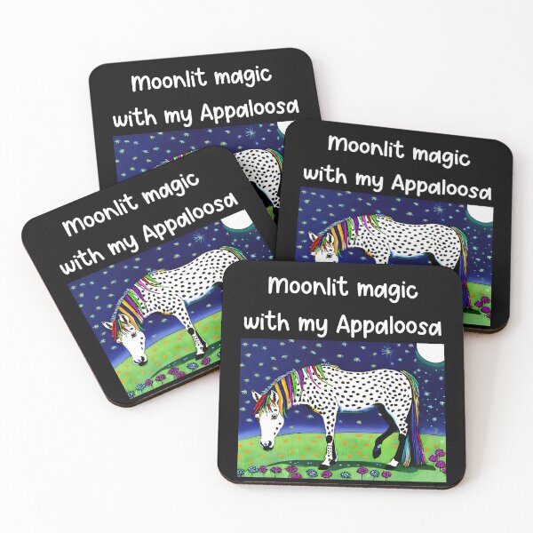 Item preview, Moonlit magic with my Appaloosa designed and sold by ElLocoMus.
