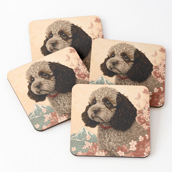 Item preview, Dog Ukiyo-e style designed and sold by Vividy.