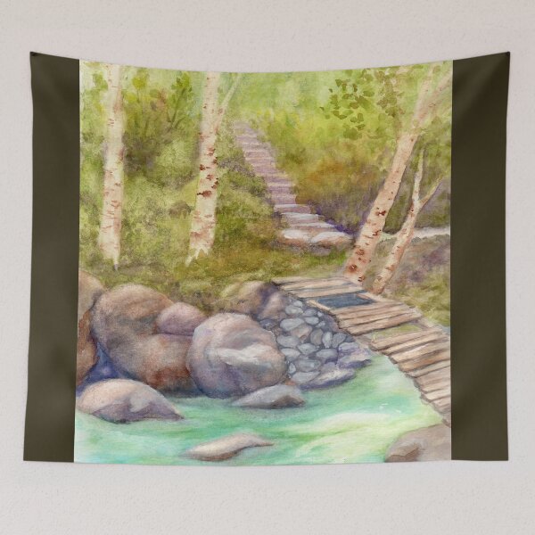 Item preview, A Bridge to Morocco WC20150712a designed and sold by CSteenArt.