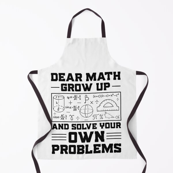 Item preview, Dear Math Grow Up And Solve Your Own Problems Retro Design - Funny Math Lover Vintage designed and sold by naworas.