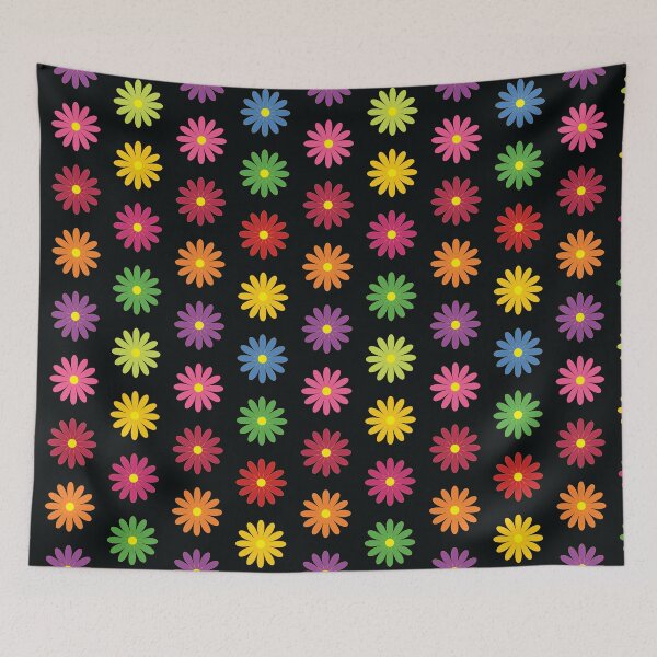 Item preview, Cute Daisy Rainbow Flower Pattern Seamless Pattern designed and sold by ClaudiaFlores.