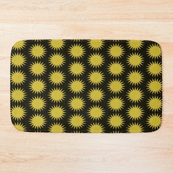 Item preview, Gold Sun on Black Pattern designed and sold by zibziby.