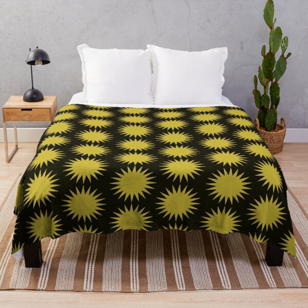 Item preview, Gold Sun on Black Pattern designed and sold by zibziby.