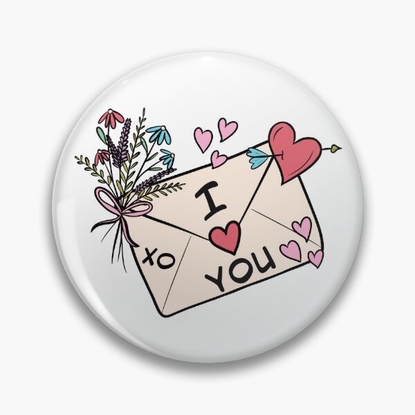 Item preview, I Love you letter and Flowers designed and sold by CreativeDraws42.