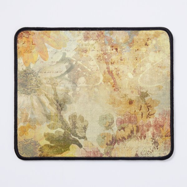 Item preview, Distressed retro vintage floral pattern designed and sold by Flowerartlovers.