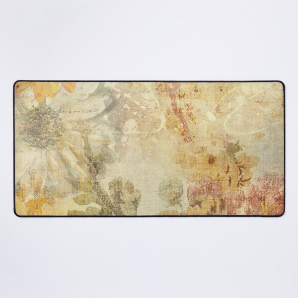 Item preview, Distressed retro vintage floral pattern designed and sold by Flowerartlovers.